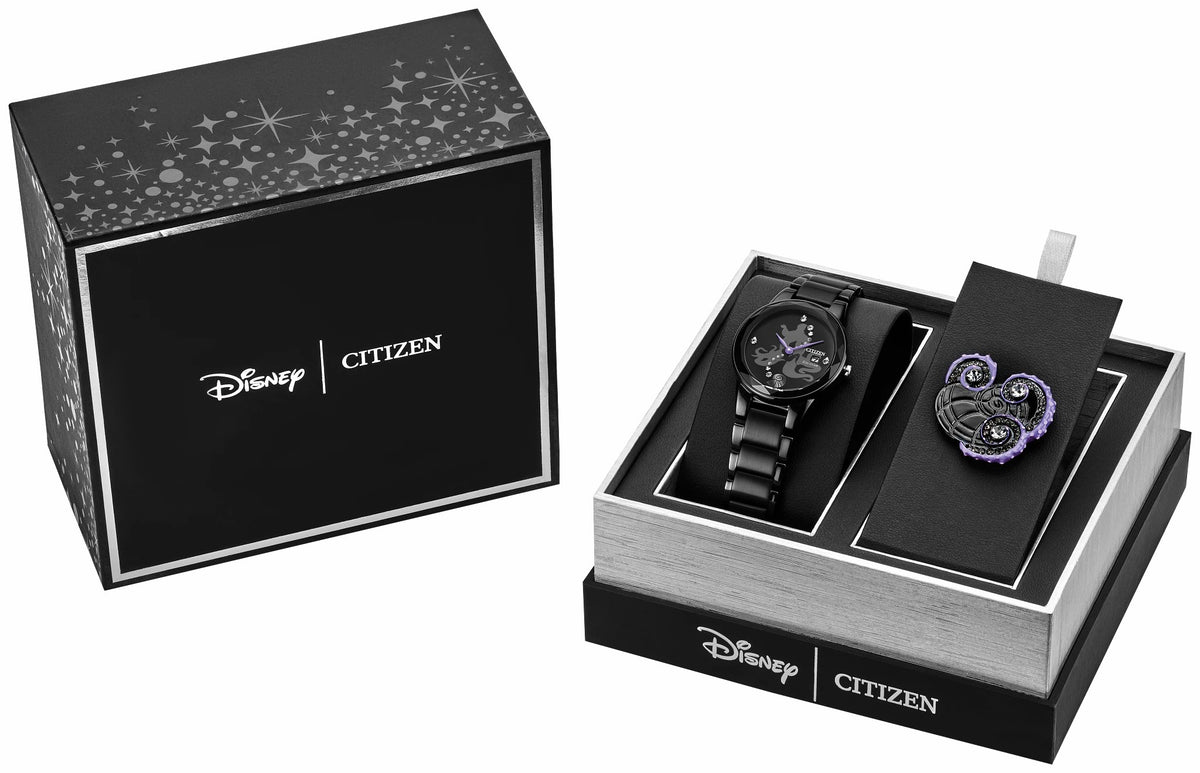 Ursula Black Dial Stainless Steel Bracelet GA1075-68W | Citizen Special Offer