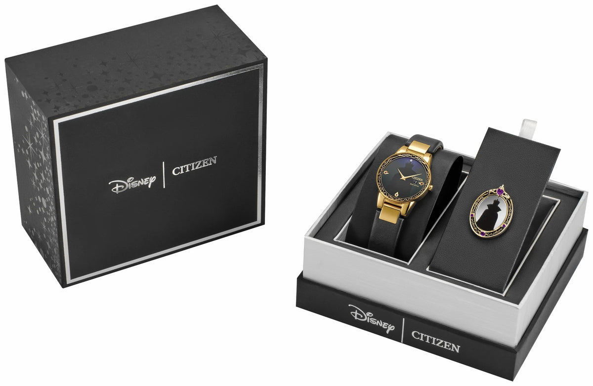 Evil Queen Shadow Black Dial Leather Strap GA1082-46W | Citizen Featured