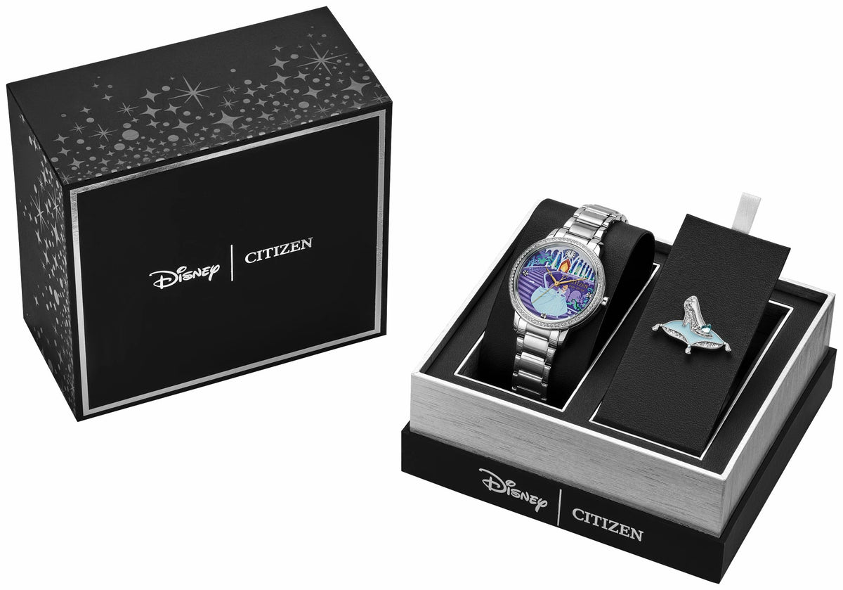 Cinderella Blue Dial Stainless Steel Bracelet FE7041-51W | Citizen Trending
