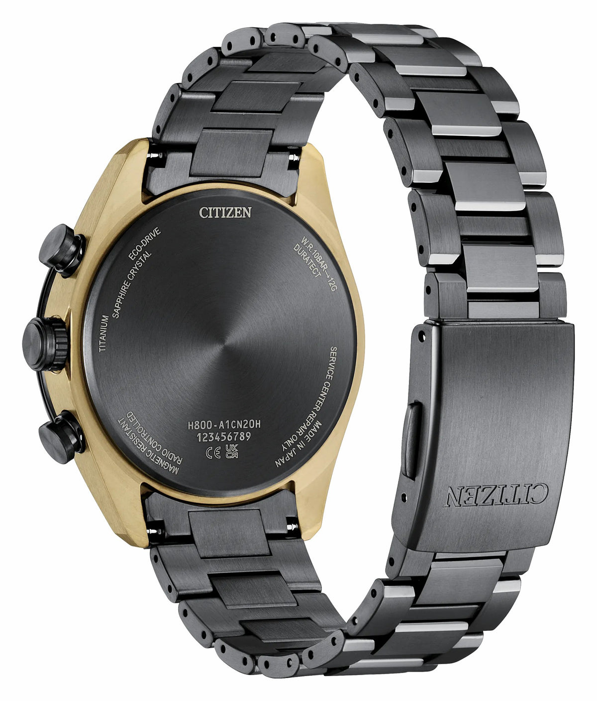 ATTESA LIGHT in BLACK Black Dial Super Titanium with DLC Coating Bracelet AT8384-58E | Citizen Special Offer