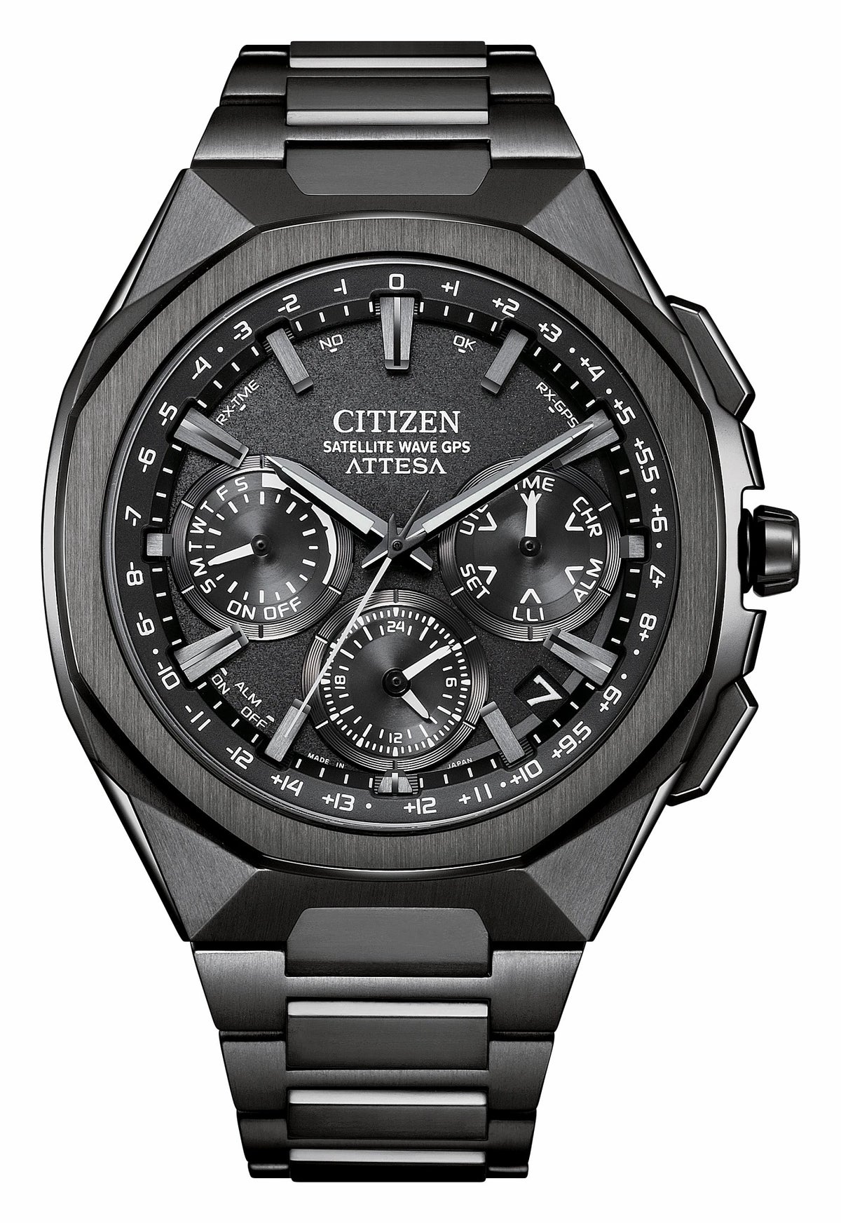 ATTESA Gray Dial Super Titanium with DLC Coating Bracelet CC4105-69E | Citizen Trending