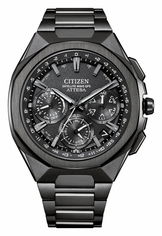 ATTESA Gray Dial Super Titanium with DLC Coating Bracelet CC4105-69E | Citizen Trending