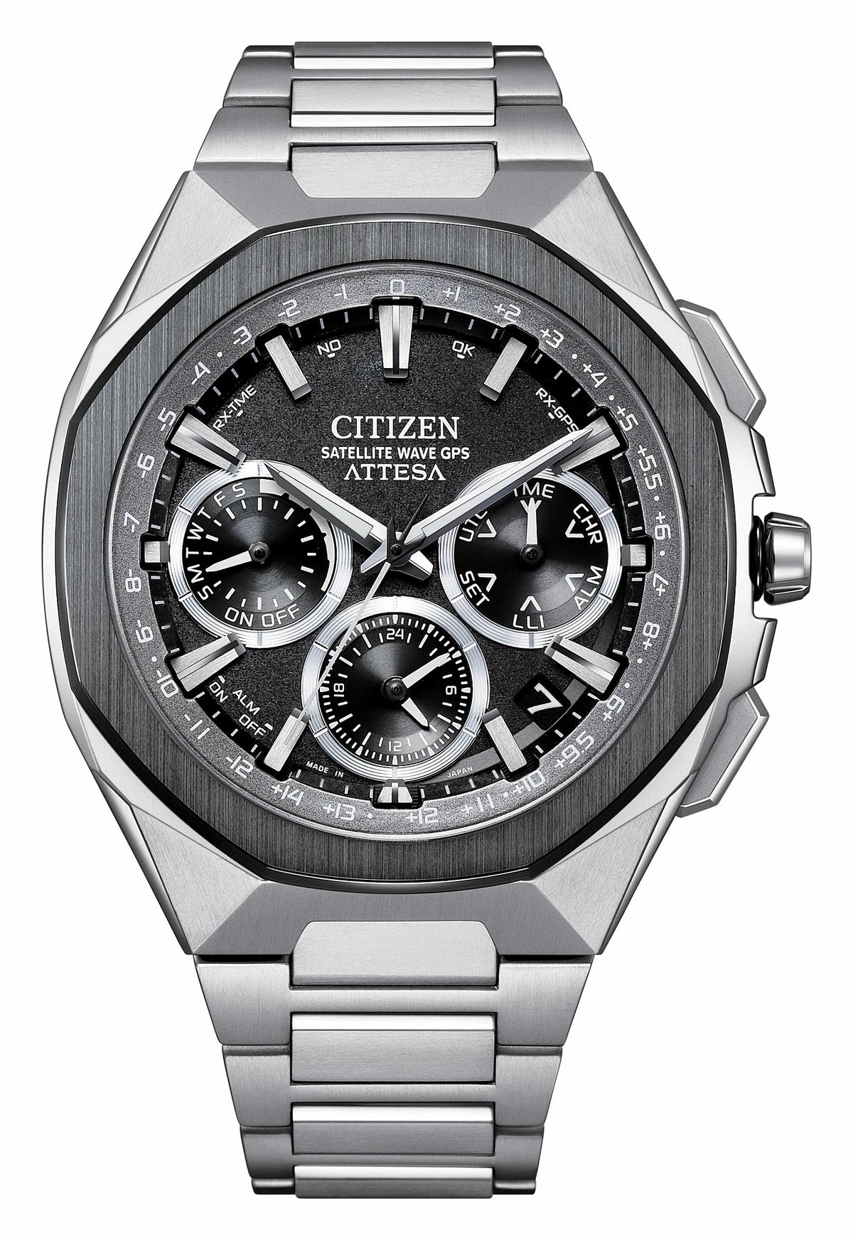 ATTESA Gray Dial Super Titanium Bracelet CC4104-53E | Citizen Everyday