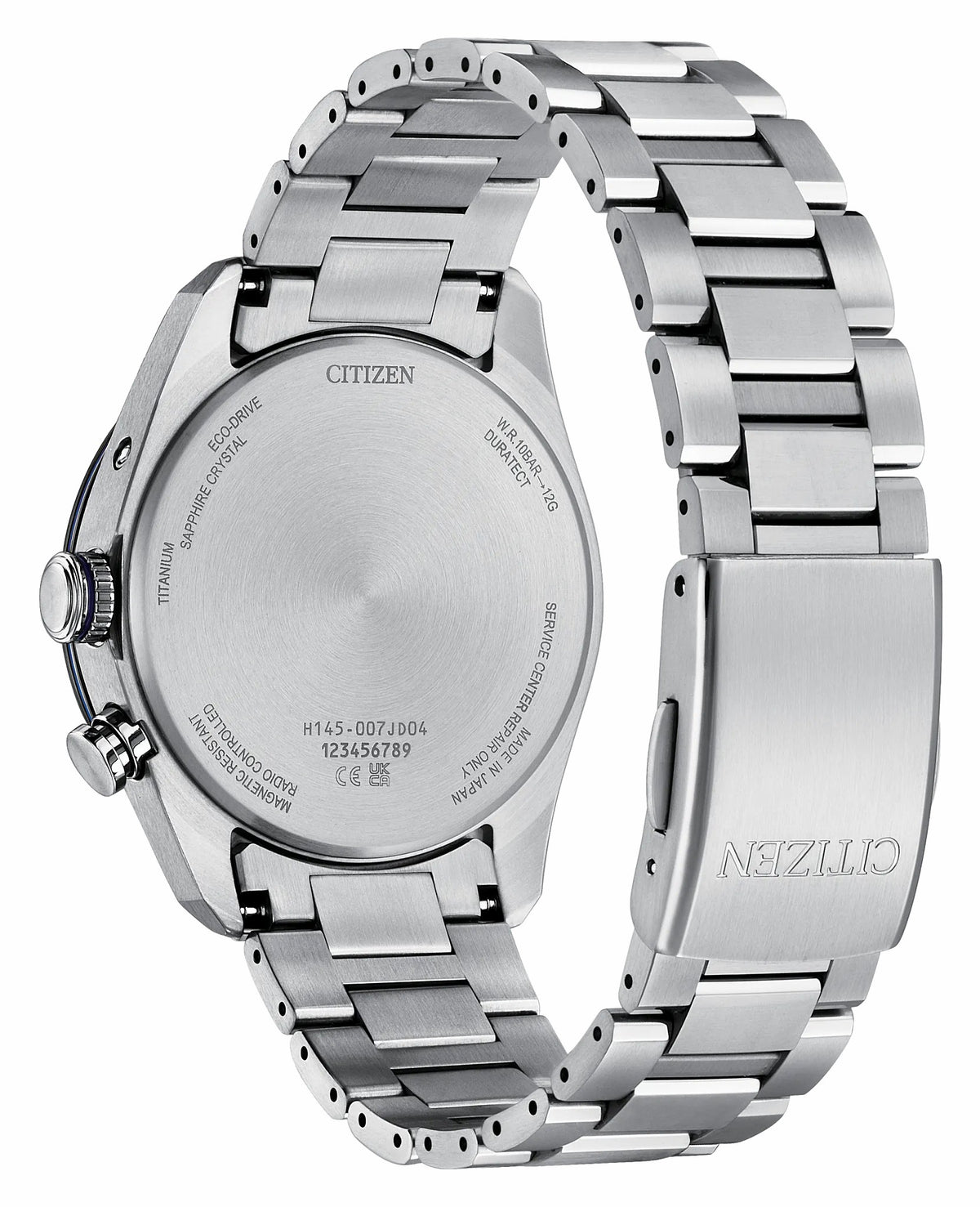 ATTESA Blue Dial Super Titanium with Duratect Platinum Bracelet CB0288-65L | Citizen Customer Favorite
