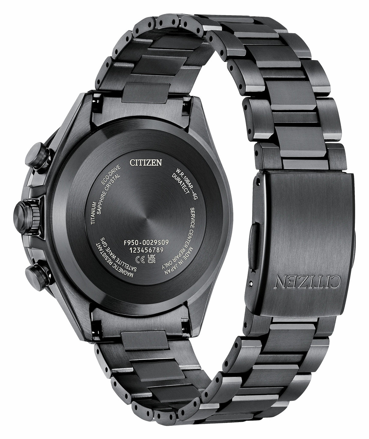 ATTESA Blue Dial Super Titanium with DLC Coating Bracelet CC4059-64L | Citizen Top Pick