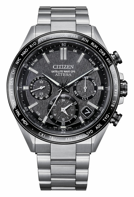 ATTESA Gray Dial Super Titanium Bracelet CC4058-67X | Citizen Customer Favorite