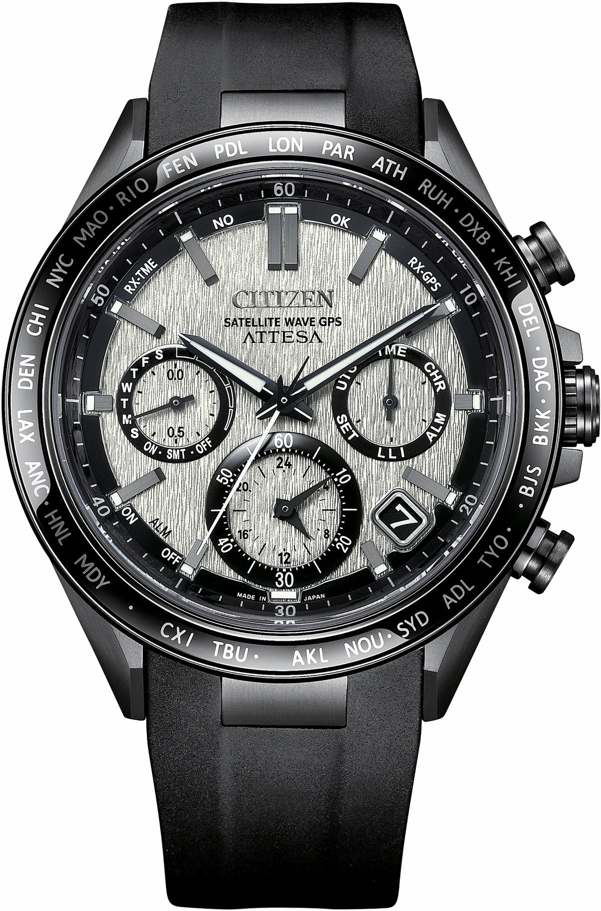 ATTESA Gray Dial Polyurethane Strap CC4055-14H | Citizen Trending