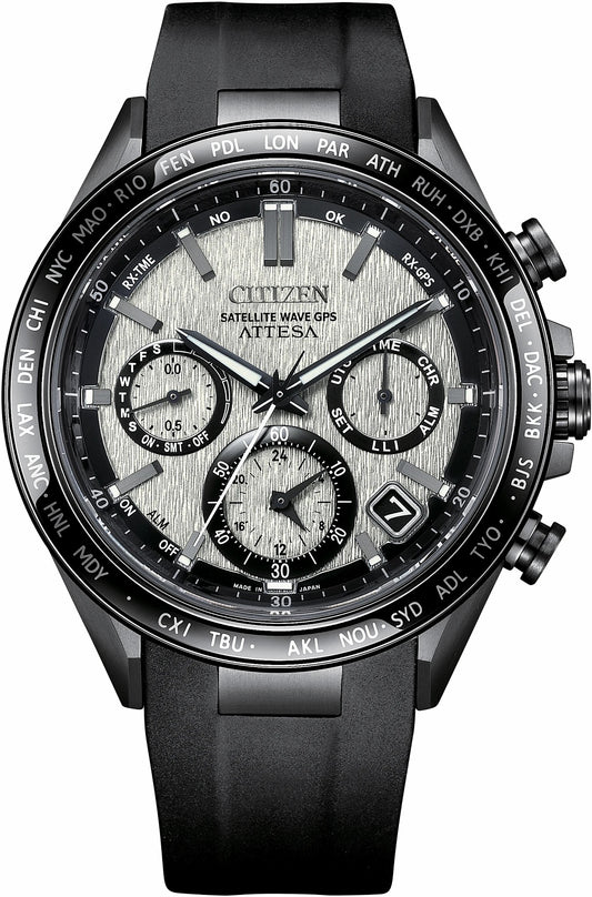ATTESA Gray Dial Polyurethane Strap CC4055-14H | Citizen Trending