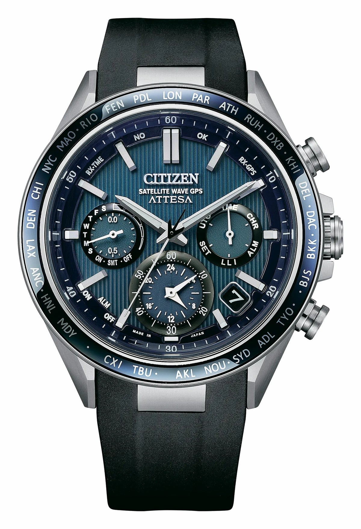 ATTESA Blue Dial Polyurethane Strap CC4050-18L | Citizen Trusted