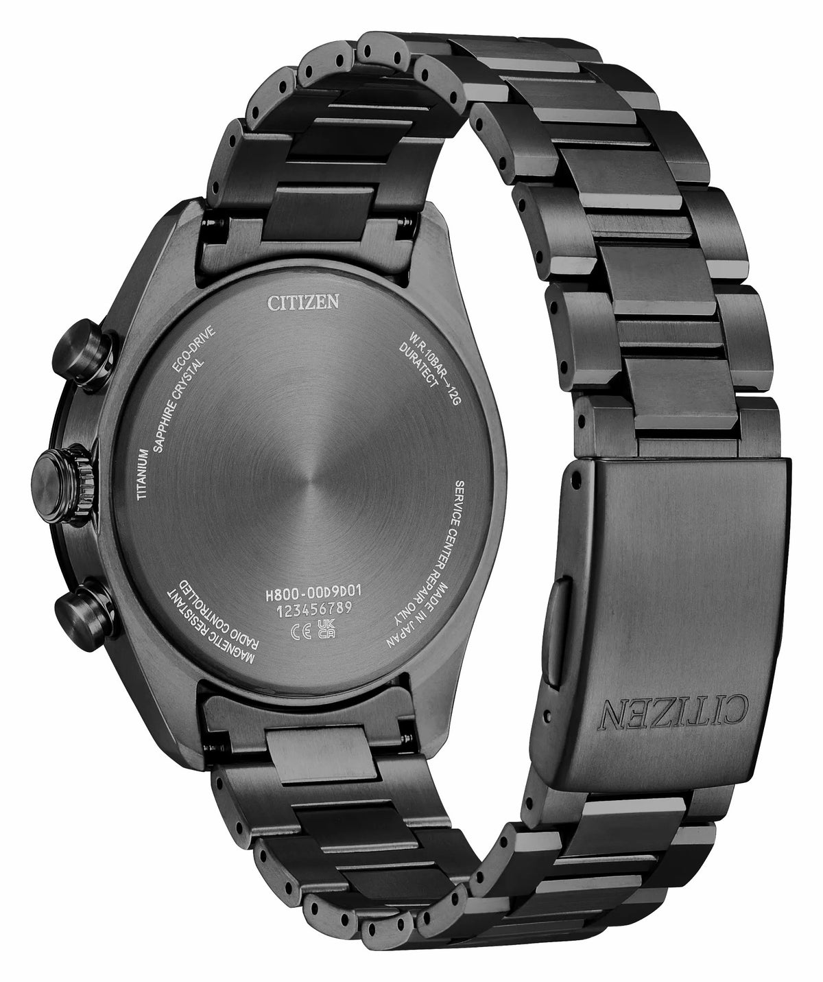 ATTESA Black Dial Super Titanium with DLC Coating Bracelet AT8294-59E | Citizen Top Pick