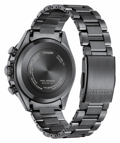 ATTESA Black Dial Super Titanium with DLC Coating Bracelet CC4055-65E | Citizen Essential