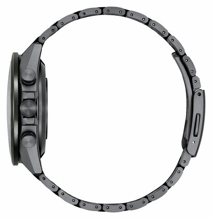 ATTESA Black Dial Super Titanium with DLC Coating Bracelet CC4055-65E | Citizen Essential