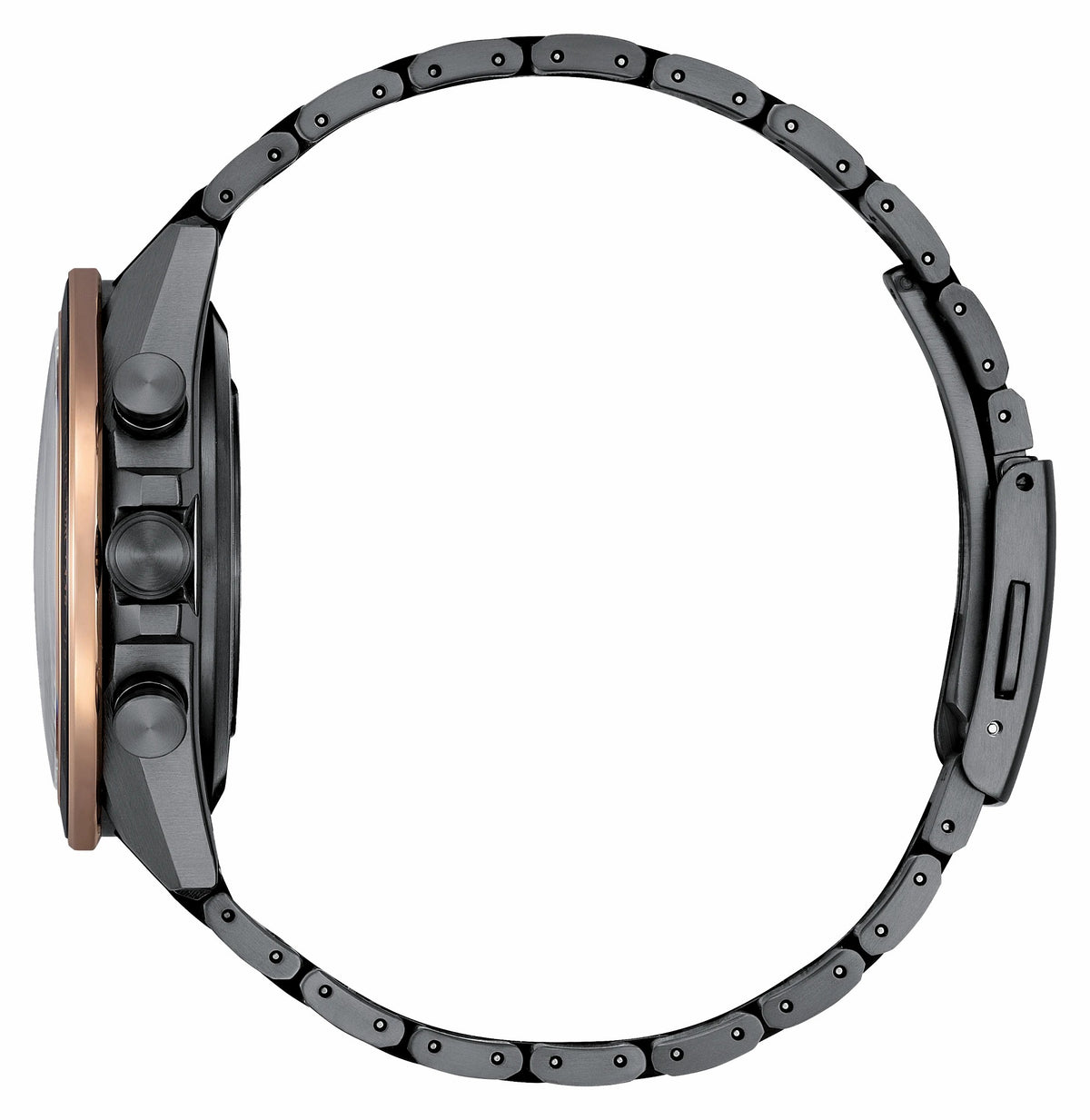 ATTESA Brown Dial Super Titanium with DLC Coating Bracelet CC4074-61W | Citizen New