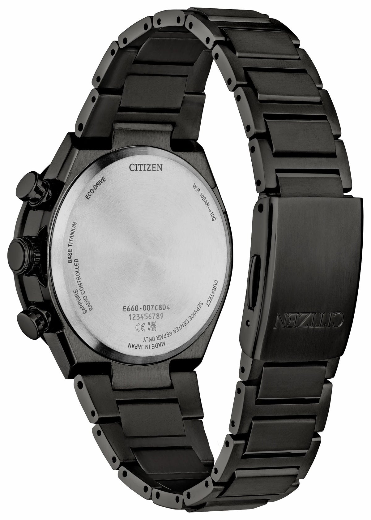 ATTESA Blue Dial Super Titanium with DLC Coating Bracelet CB5967-66L | Citizen Value