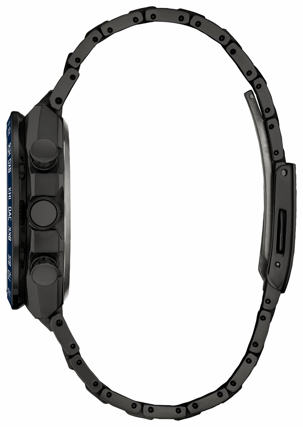 ATTESA Blue Dial Super Titanium with DLC Coating Bracelet CB5967-66L | Citizen Value