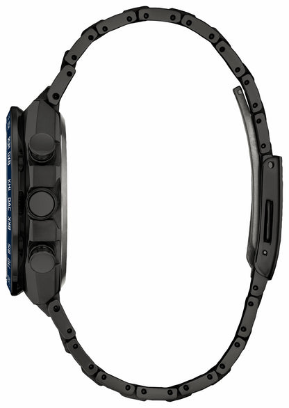 ATTESA Blue Dial Super Titanium with DLC Coating Bracelet CB5967-66L | Citizen Value