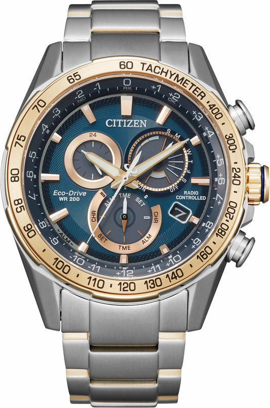 PCAT Blue Dial Stainless Steel Bracelet CB5916-59L | Citizen Best Seller