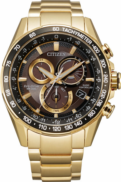 PCAT Brown Dial Stainless Steel Bracelet CB5912-50E | Citizen Premium