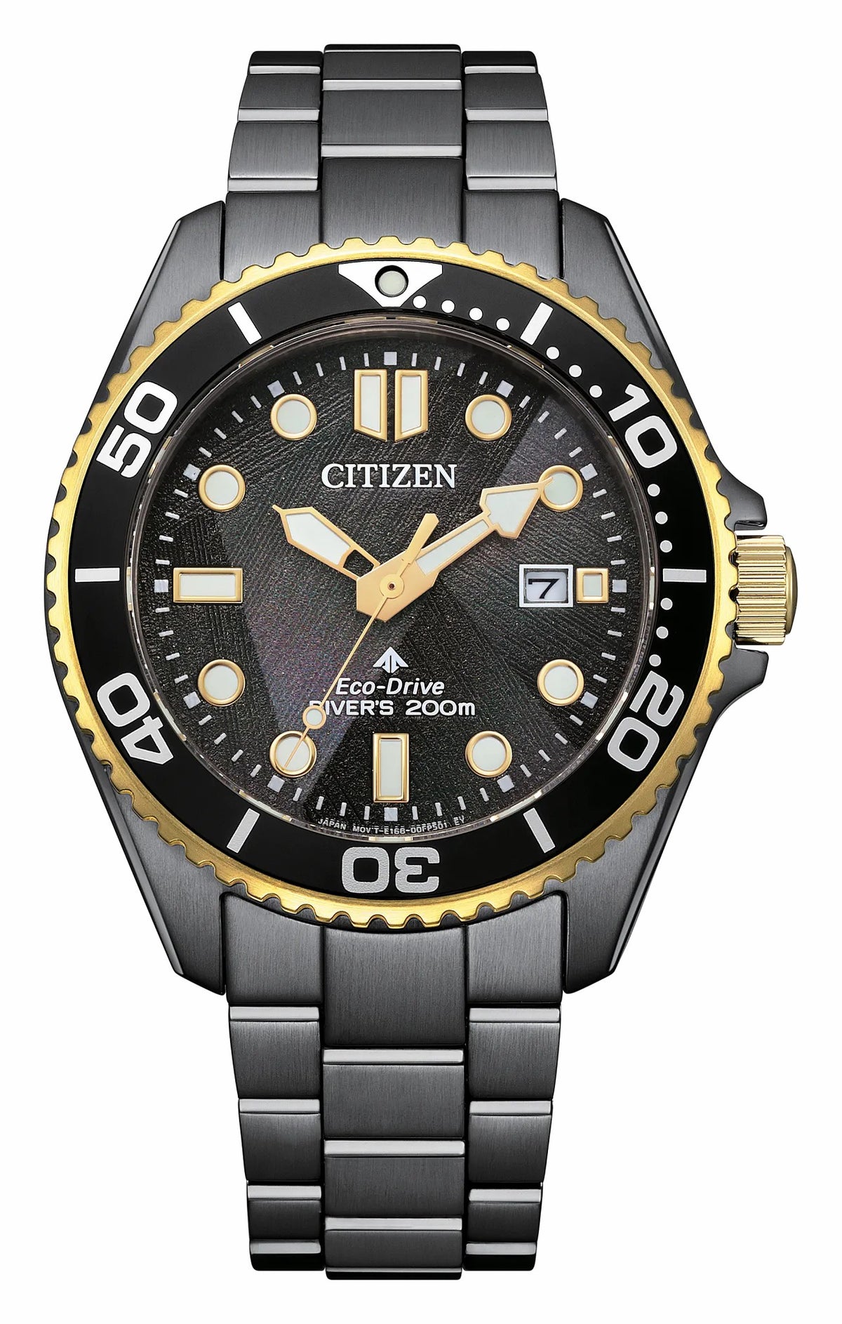 Promaster Dive LIGHT in BLACK Black Dial Stainless Steel Bracelet BN0264-53E | Citizen Classic