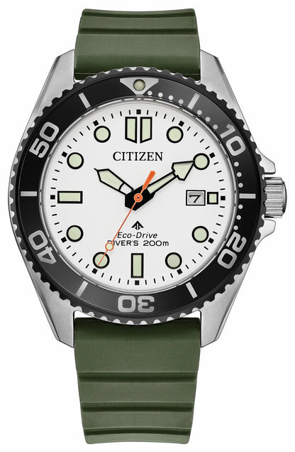 Promaster Dive White Dial Polyurethane Strap BN0265-00A | Citizen Customer Favorite