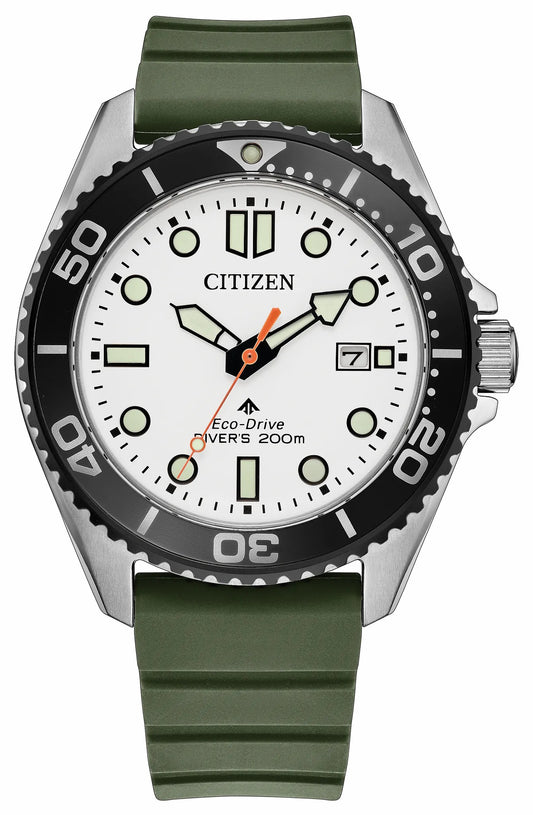 Promaster Dive White Dial Polyurethane Strap BN0265-00A | Citizen Customer Favorite