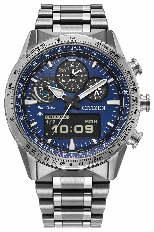 Promaster Skyhawk U830 Blue Dial Stainless Steel Bracelet JV2000-51L | Citizen Latest