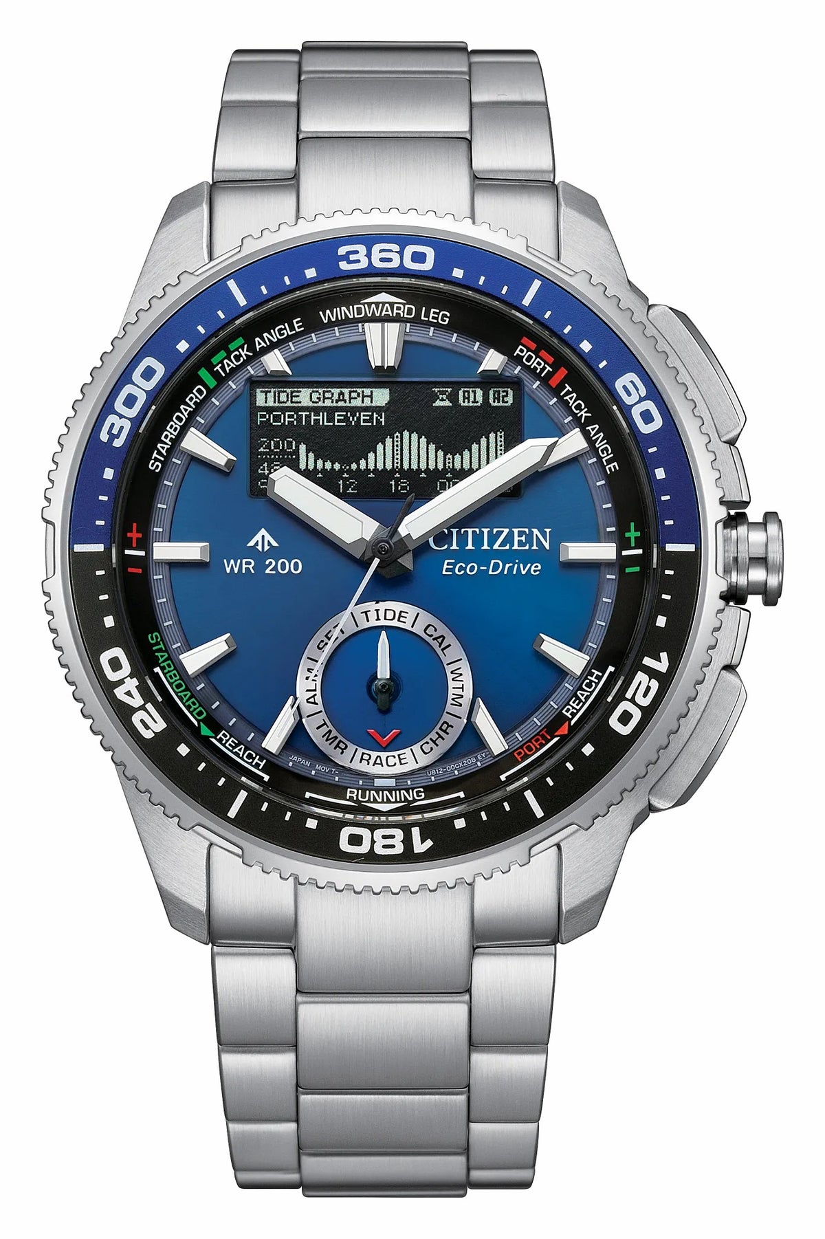 Promaster WaveTracker Blue Dial Stainless Steel Bracelet JV3006-50L | Citizen Premium
