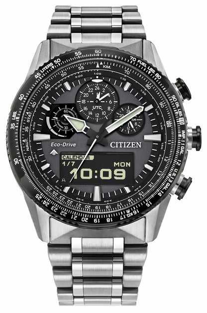 Promaster Skyhawk U830 Gray Dial Stainless Steel Bracelet JV2006-55H | Citizen Premium
