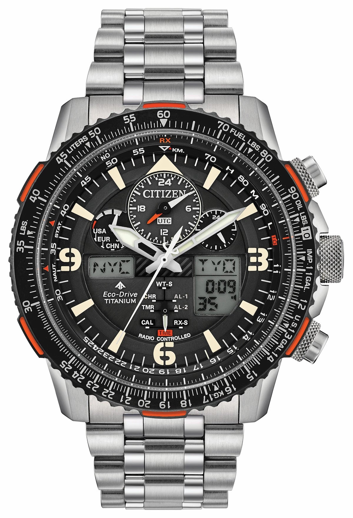 Citizen Promaster Skyhawk A-T Eco-Drive Black Titanium Watch | Citizen Discount