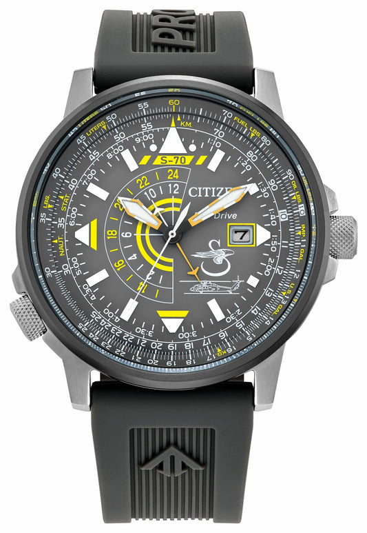 Promaster Sikorsky Gray Dial Polyurethane Strap BJ7004-43H | Citizen Featured
