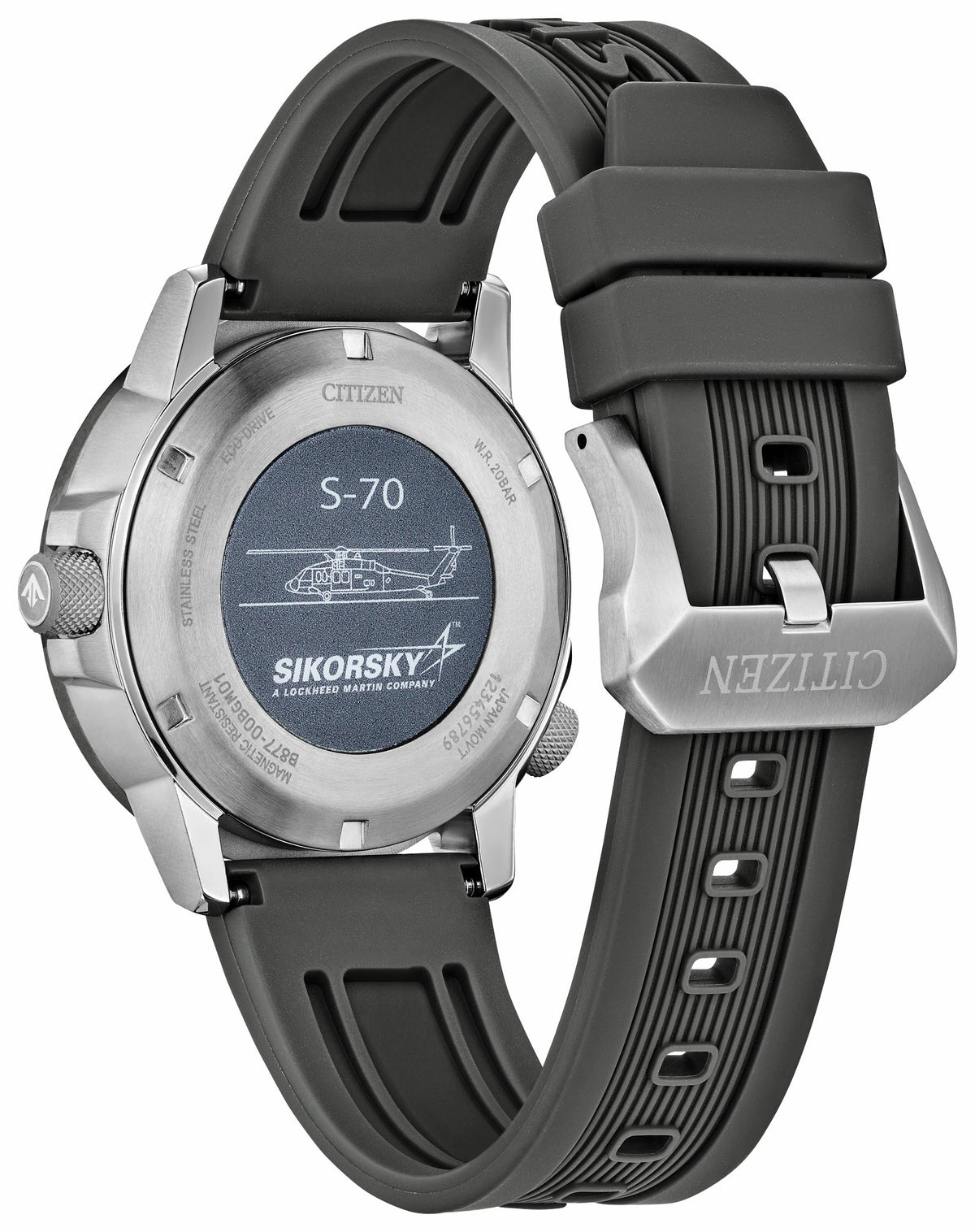 Promaster Sikorsky Gray Dial Polyurethane Strap BJ7004-43H | Citizen Featured