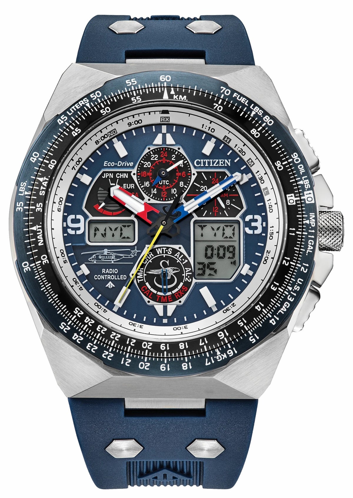 Promaster Sikorsky Blue Dial Rubber Strap JY8156-00L | Citizen Deals