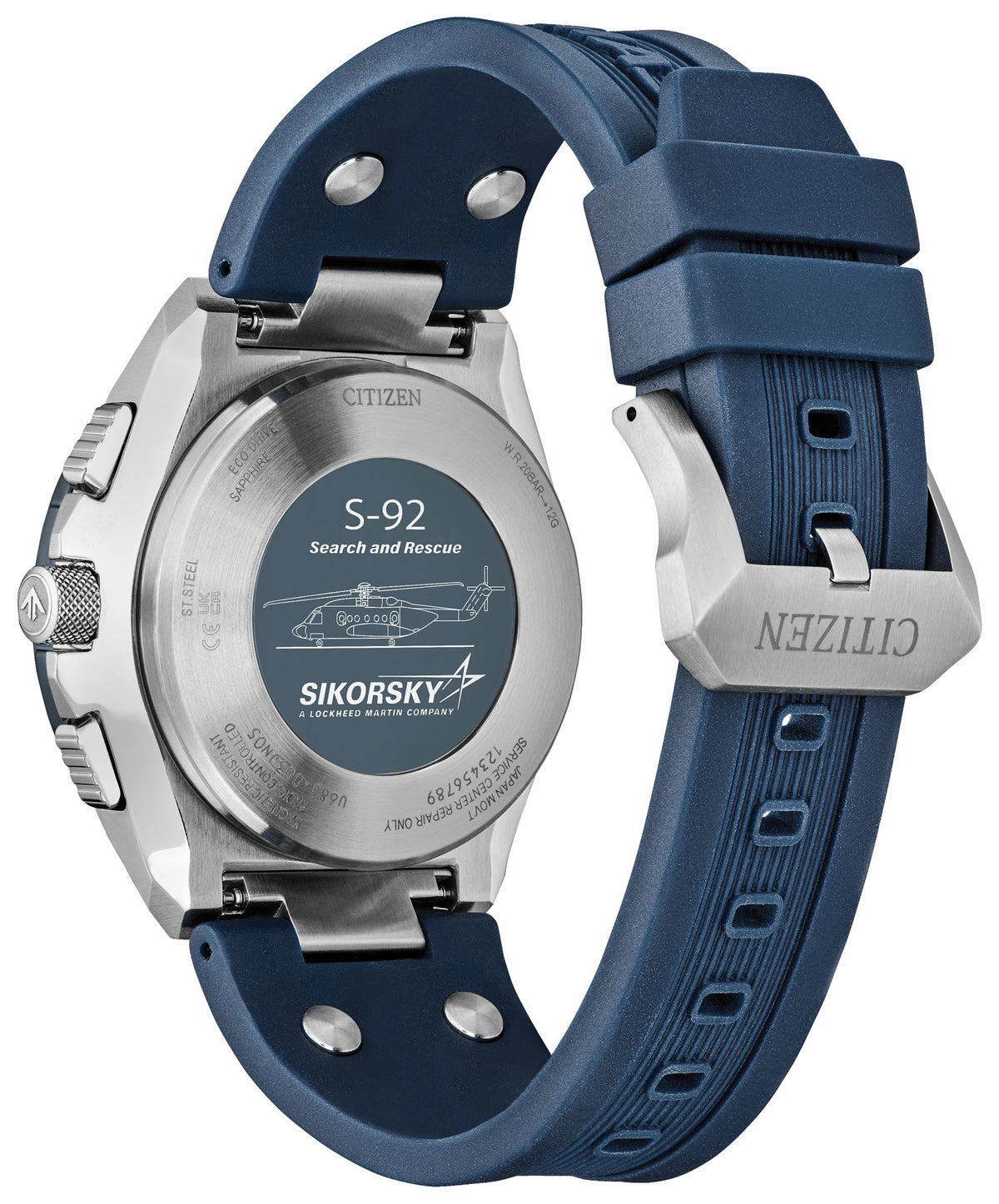 Promaster Sikorsky Blue Dial Rubber Strap JY8156-00L | Citizen Deals