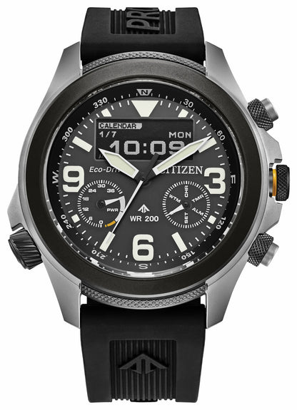 Promaster Land U822 Black Dial Polyurethane Strap JV1007-07E | Citizen Premium