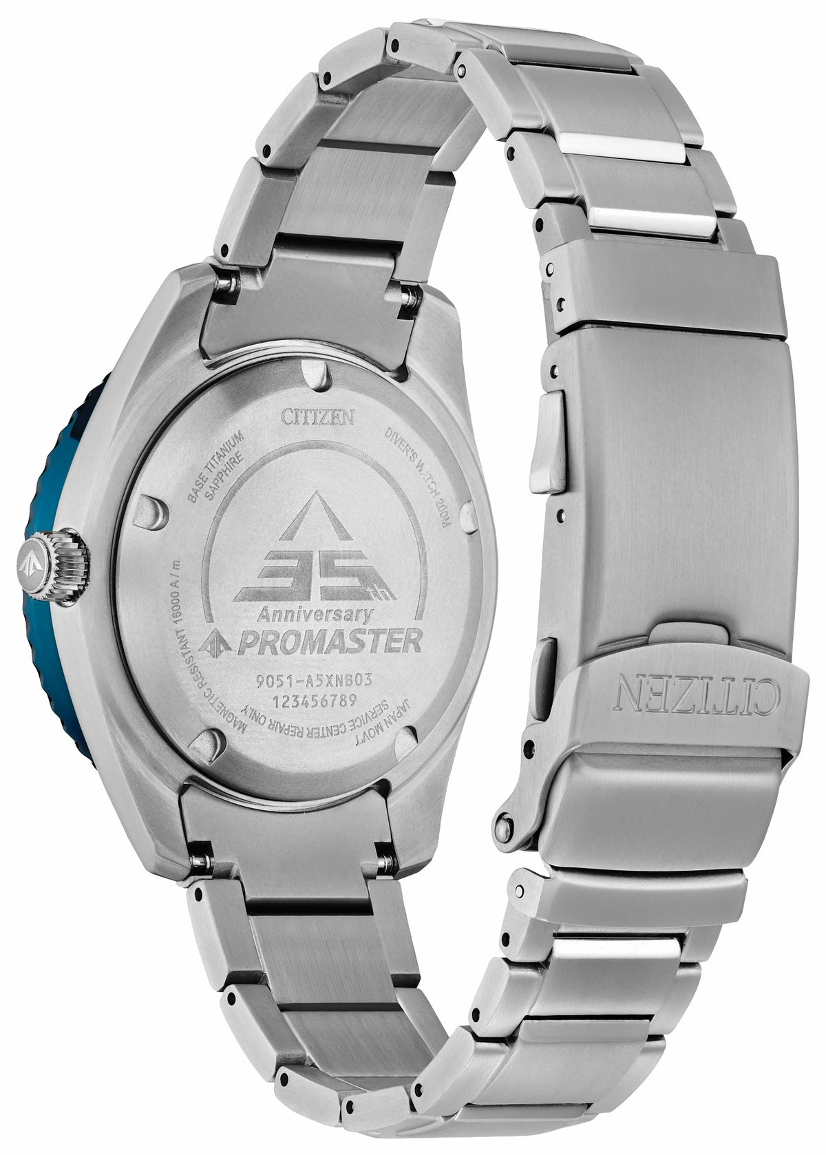 Promaster Fujitsubo Blue Dial Super Titanium with Duratect Platinum Bracelet NB6026-56L | Citizen Hot Sale