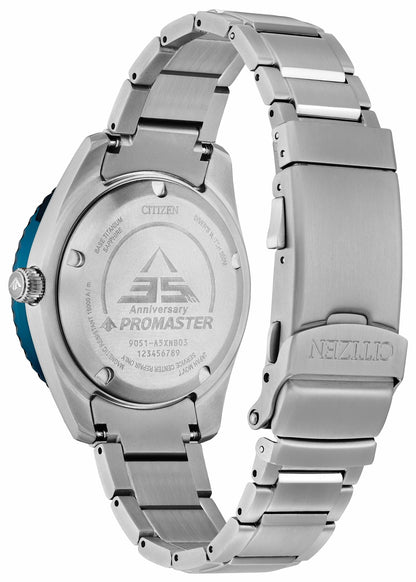 Promaster Fujitsubo Blue Dial Super Titanium with Duratect Platinum Bracelet NB6026-56L | Citizen Hot Sale
