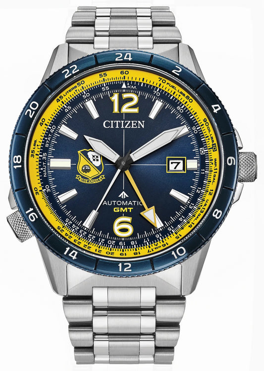 Promaster Air GMT Navy Dial Stainless Steel Bracelet NB6044-54L | Citizen Top Pick