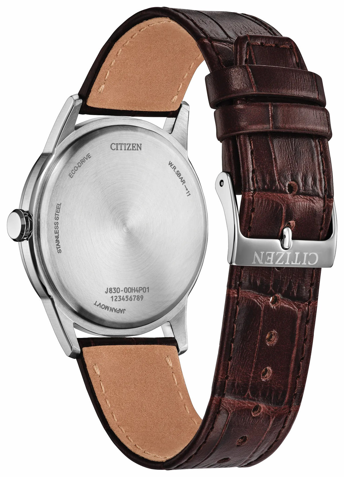 Rolan Salmon Dial Leather Strap AW2110-14Z | Citizen Trending