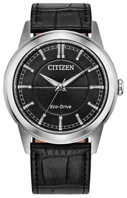 Rolan Black Dial Leather Strap AW2110-06E | Citizen Customer Favorite