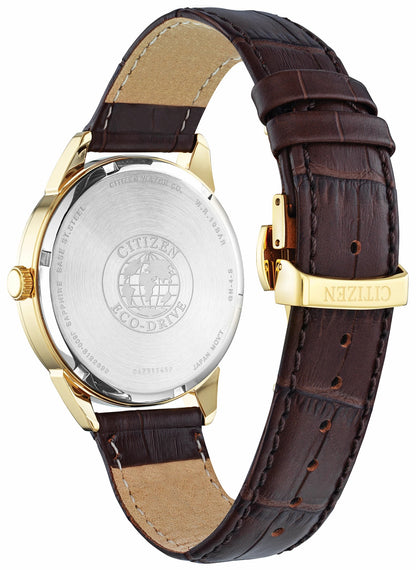 Rolan Champagne Dial Leather Strap AW0092-07Q | Citizen Hot Sale