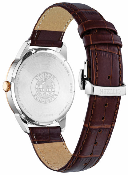 Rolan Navy Dial Leather Strap AW0096-06L | Citizen Top Pick