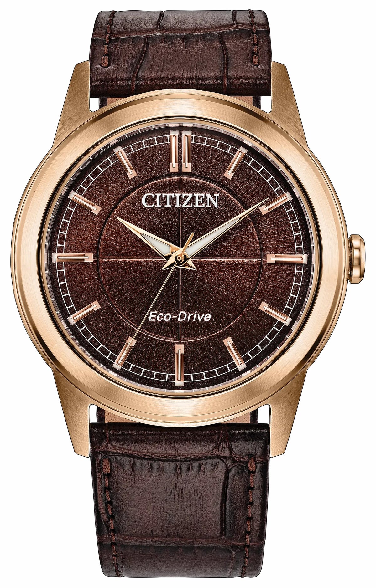 Rolan Brown Dial Leather Strap AW2113-16X | Citizen Trending