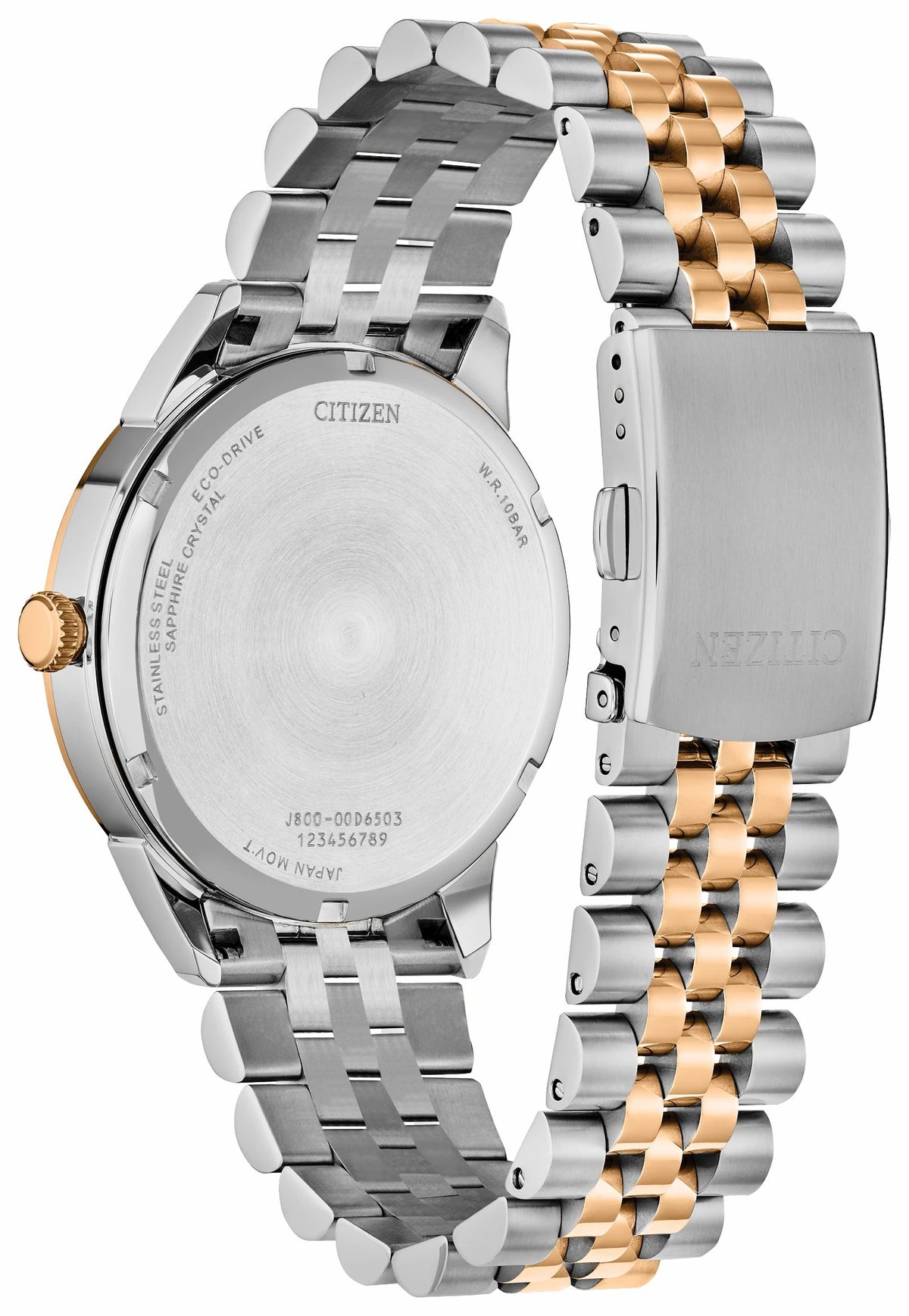 Rolan Brown Dial Stainless Steel Bracelet AW0156-57X | Citizen Latest