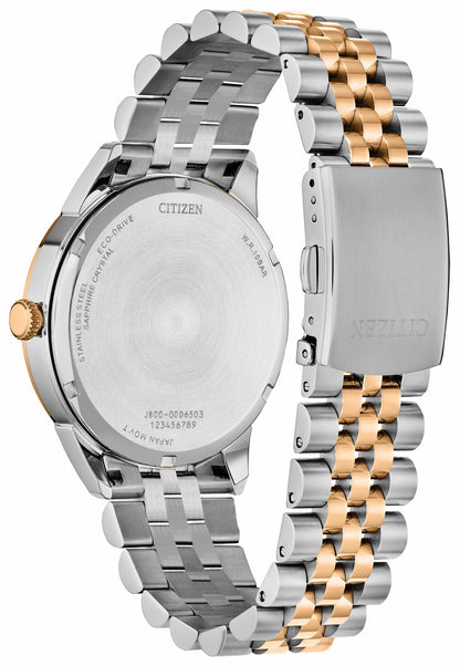Rolan Brown Dial Stainless Steel Bracelet AW0156-57X | Citizen Latest
