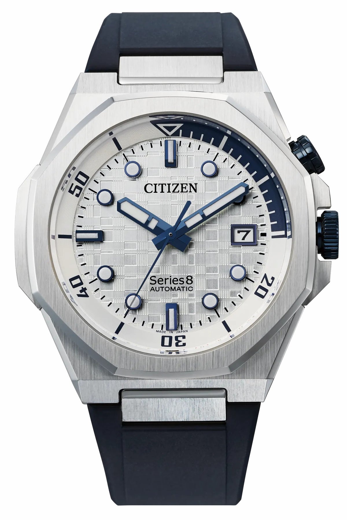 Series8 890 White Dial Polyurethane Strap NB6060-07A | Citizen Essential