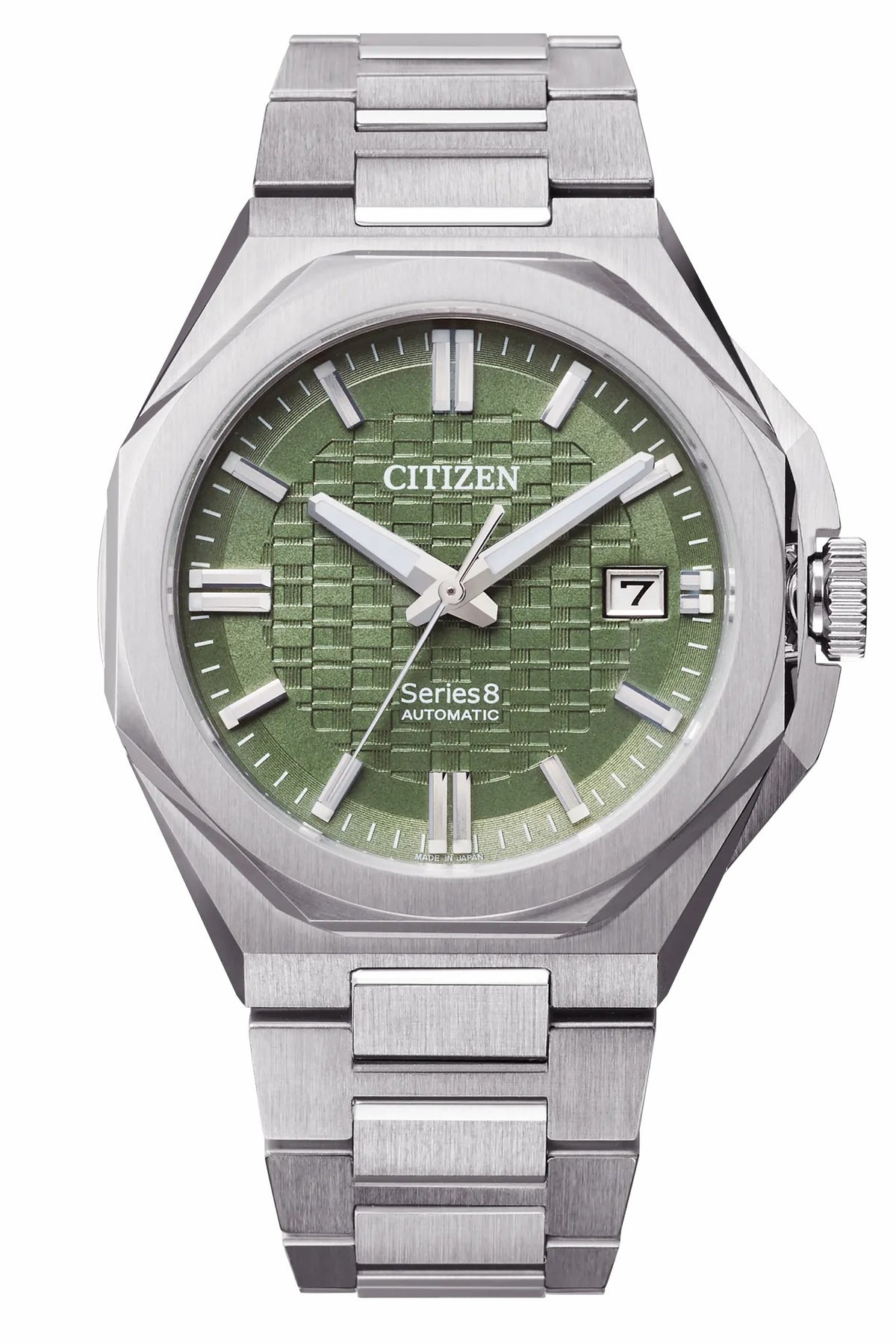 Series8 Green Dial Stainless Steel Bracelet NB6080-51W | Citizen Popular