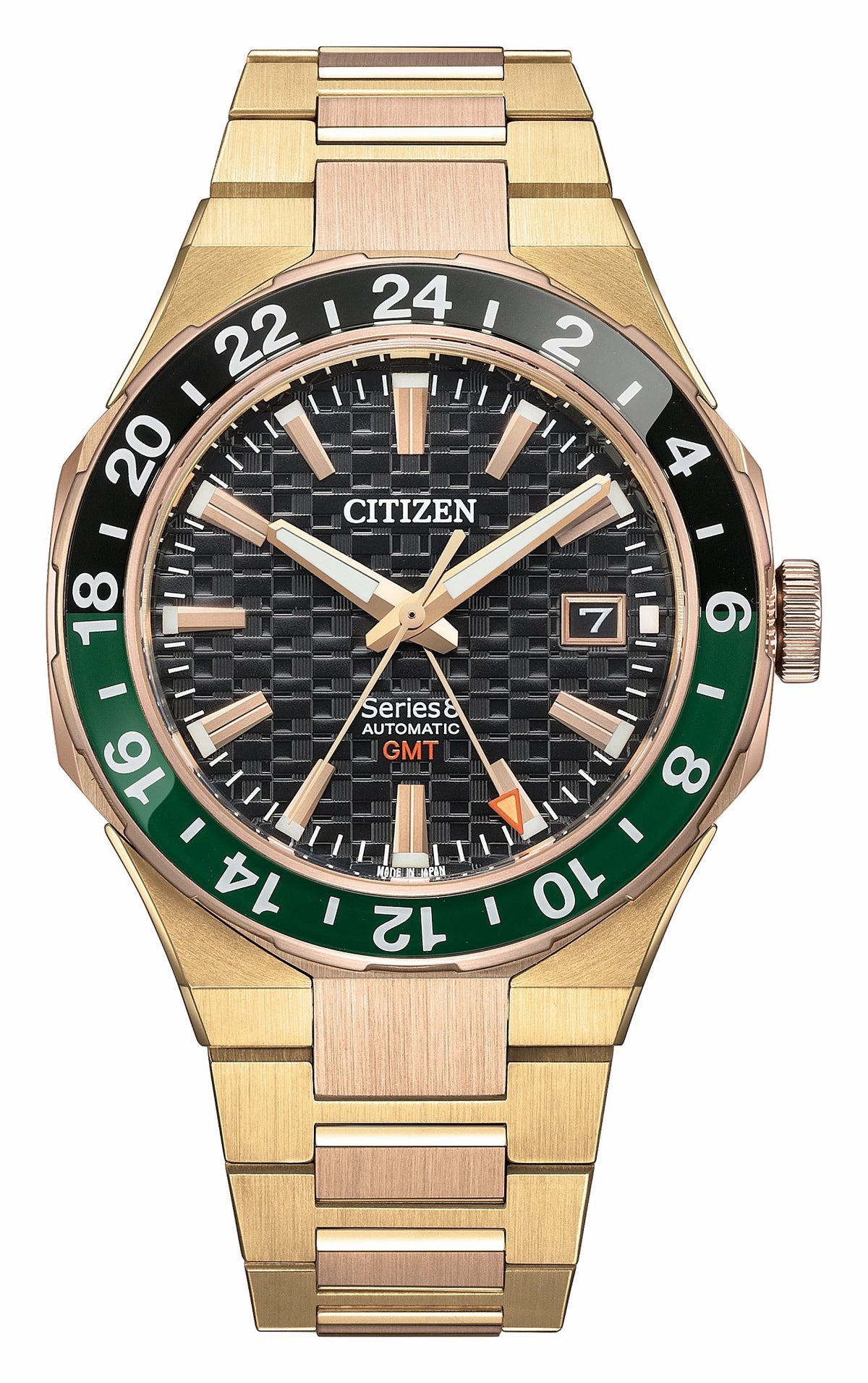 Series8 880 GMT Black Dial Stainless Steel Bracelet NB6033-51E | Citizen Trending