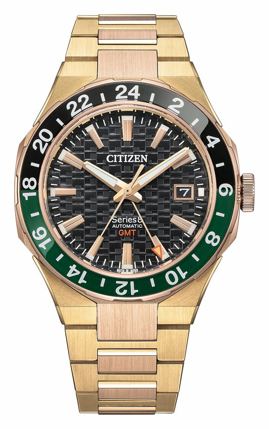 Series8 880 GMT Black Dial Stainless Steel Bracelet NB6033-51E | Citizen Trending