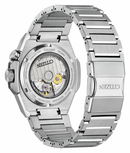 Series8 890 City Lights Silver-Tone Dial Stainless Steel Bracelet NB6060-58H | Citizen Trusted