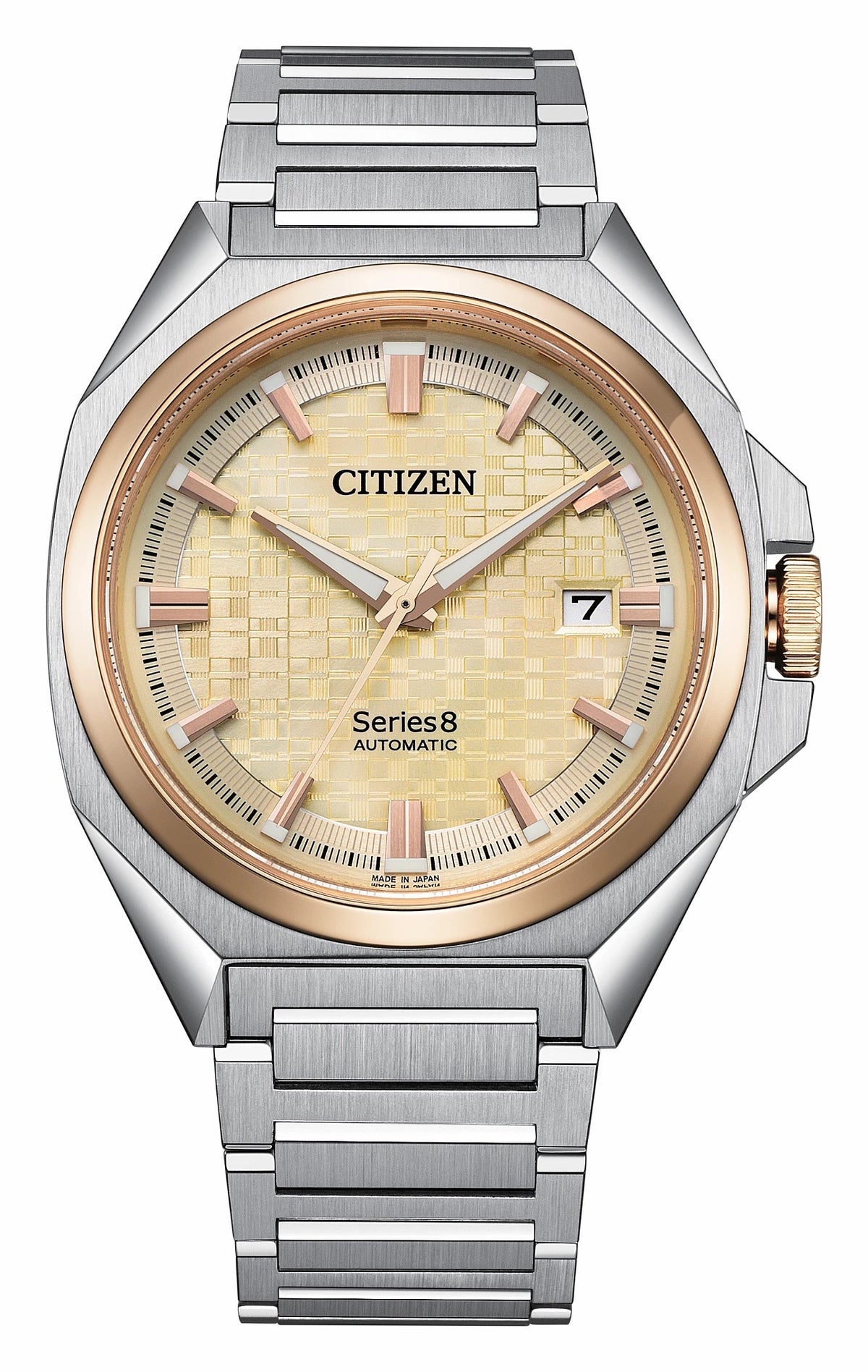 Series8 831 Champagne Dial Stainless Steel Bracelet NB6059-57P | Citizen Sale